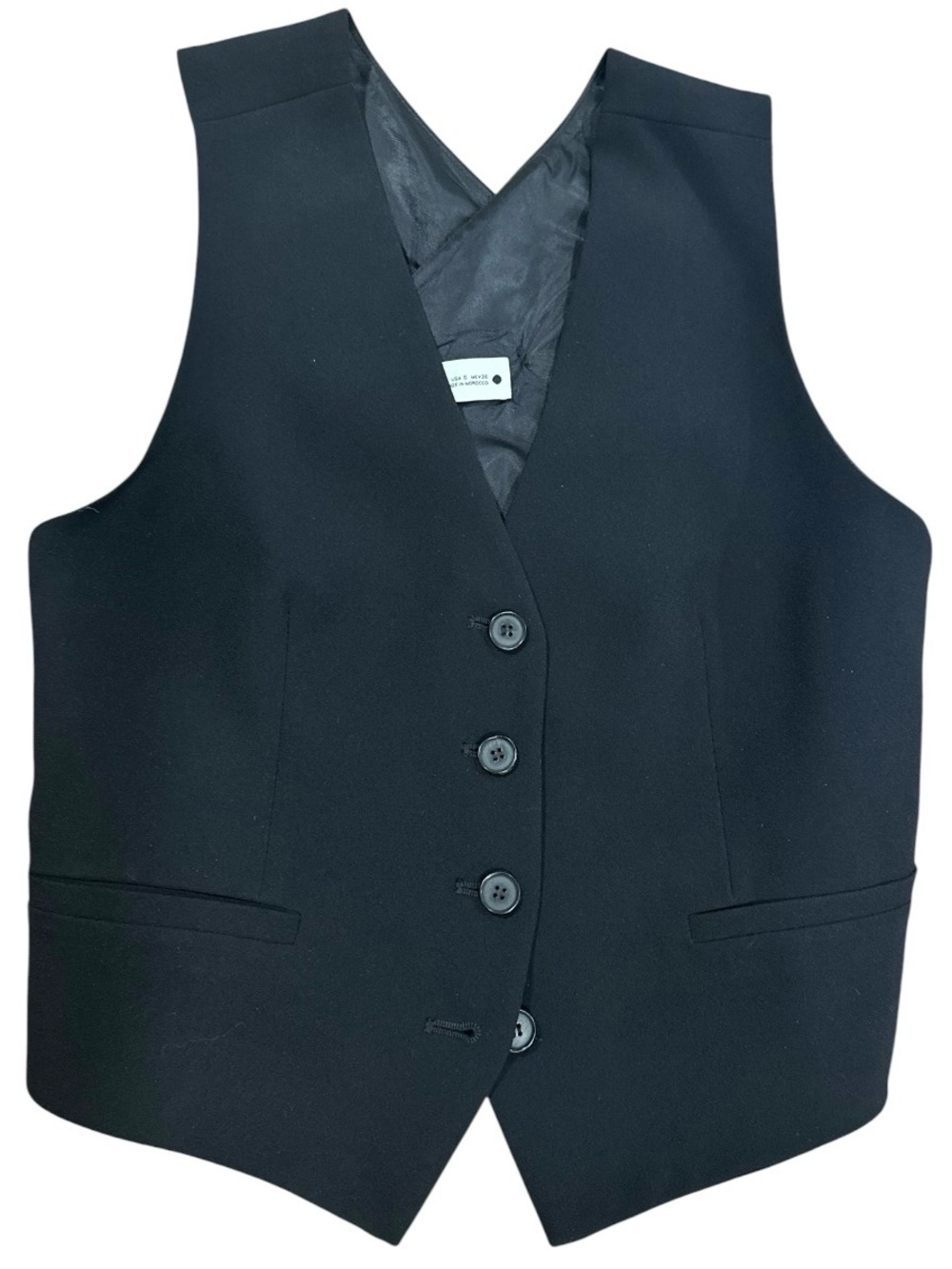 Zara Tailored Vest with Criss Cross Back S